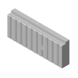 Šamotová deska zadní, spodní KV DYNAMIC B 2G 35. 46. 01    